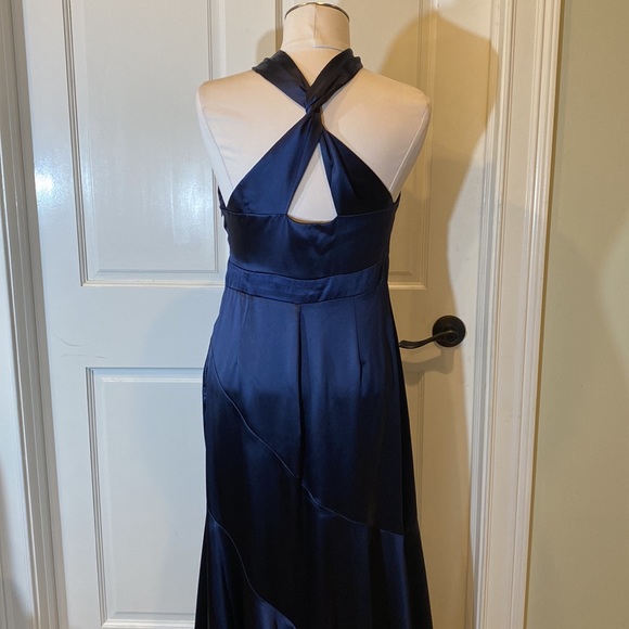 ASOS Satin Halted Maxi Formal Dress - Picture 7 of 12